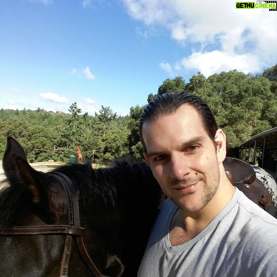 Tony Toste - 118 Likes - Riding 'Western Style' Learning/classically training for upcoming role of 'Samuel Thomas' for #brothersjamesretribution #brothersjames #bjr