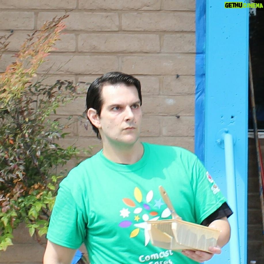 Tony Toste - 163 Likes - Volunteering with co workers from #NBCUniversal and #Comcast to re paint the Boys and Girls Club