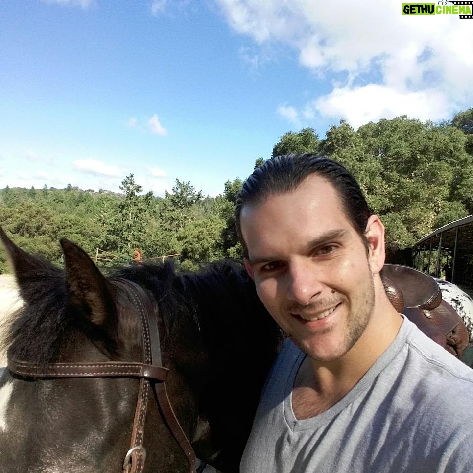 Tony Toste - 118 Likes - Riding 'Western Style' Learning/classically training for upcoming role of 'Samuel Thomas' for #brothersjamesretribution #brothersjames #bjr