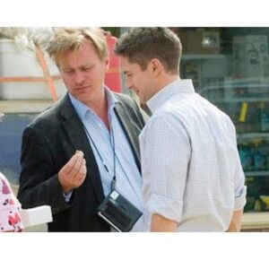 Topher Grace Instagram - Doing work with Mr. Nolan #tbt