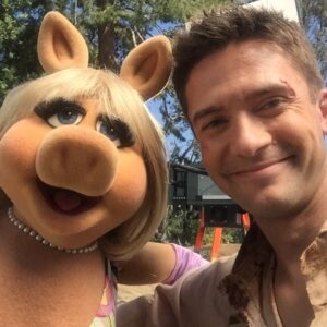 Topher Grace Instagram - #tbt to working with this attention hog