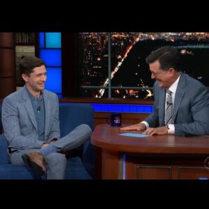 Topher Grace Instagram - Had such a great time on one of my favorite shows last night @colbertlateshow