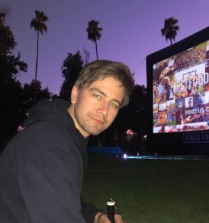 Torrance Coombs Instagram - Checking out some OG Beauty and the Beast at @stfoodcinema. Gorgeous night with gorgeous people.