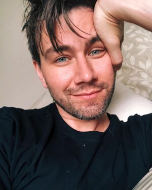 Torrance Coombs Instagram - Bedhead and untanned underarm.