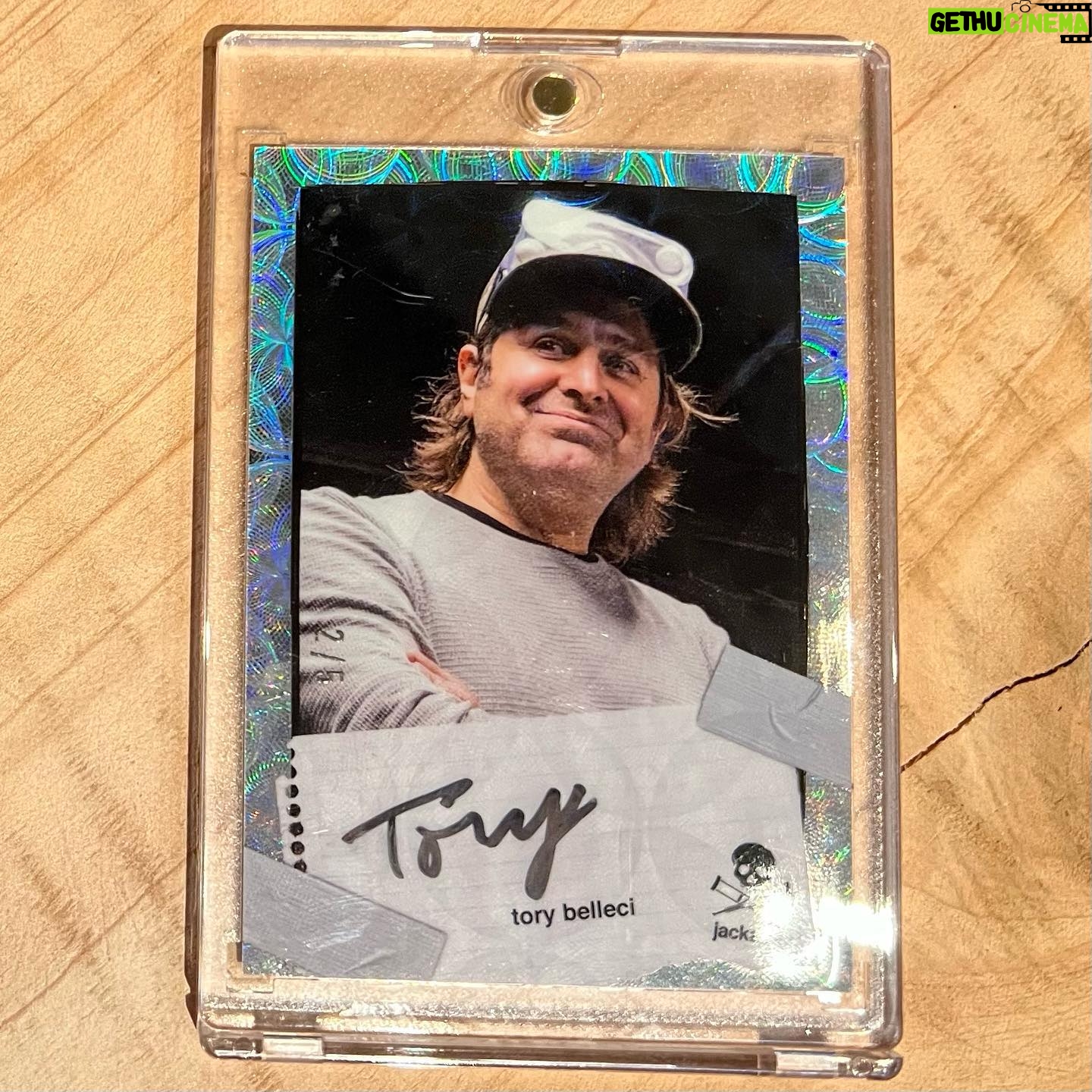 Tory Belleci - 3.3K Likes - So honored to be a part of the @jackass trading cards. Thanks @gorillaflicks & @johnnyknoxville Dreams can come true. 🤣
