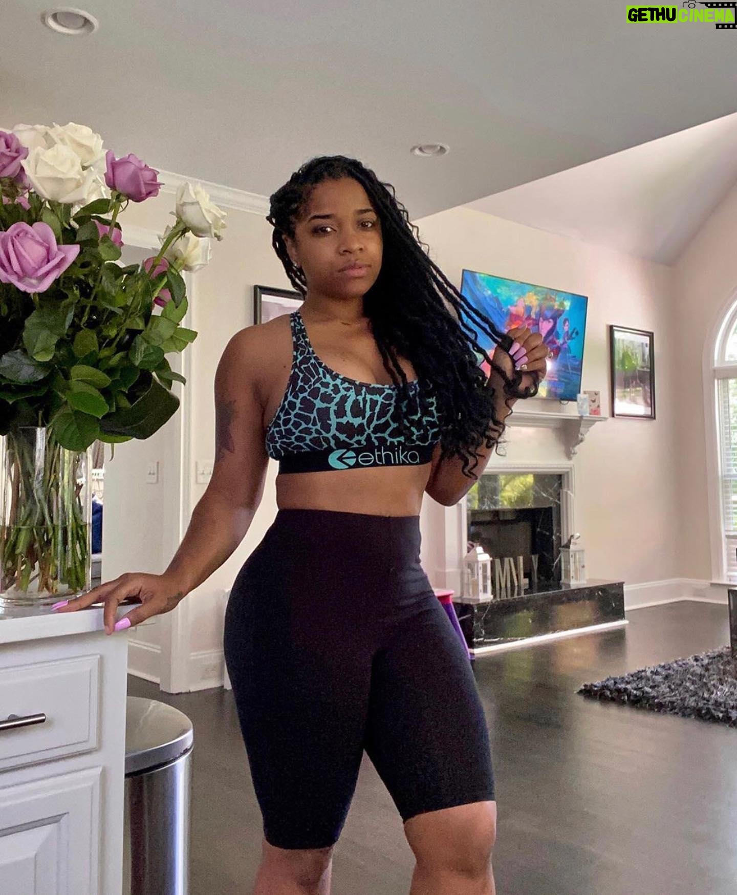 Toya Johnson - 1.1K Likes - How have you tried to stay fit during quarantine??