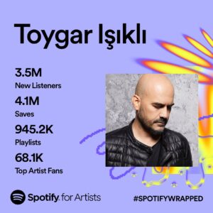 Toygar Işıklı Instagram - 125,6 milyon kere teşekkürler ❤️🧿❤️🙏🏻
Thank you all 125,6 million times 😍🧿❤️ #spotifywrapped #spotifywrapped2023 

#karasevda #yaprakdökümü #askimemnu #ezel #dudaktankalbe #fatmagülünsuçune #menekşeilehalil #kuzeygüney #karadayı #medcezir #karaparaaşk #karasevda #içerde #çukur #yargı #aile #çarpışma #cesurvegüzel #banasevmeyianlat #son #alevalev #babil #üçkuruş  #20dakika #kuzgun #darmaduman #buşehirarkandangelecek #kurtseyitveşura #soundtrack