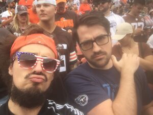 Trae Crowder Instagram - I’m in hostile territory right now but it’s gonna be all love at Hilarities tonight, Cleveland! See yuns there. (Picture taken with Travis’s iPhone6. Come see us)
