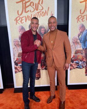 Trai Byers Instagram - Man, this is my brotha! You know him as so many things, Minister, Producer, Award- Winning Author, Speaker, Host… now meet him as Actor! In a film about a movement towards Faith and Hope through a relationship with Jesus Christ, this actor lends great vulnerability, curiosity, strength, deep mindfulness and credibility to this real life story. This is my brotha, who is blessed to give the message in a variety of ways, yet consistently walks the singular path of spiritual obedience and profound love, despite any and all adversity! His film, @jesusrevolutionmovie, releases nation wide on Feb 24th. Please go and see it; you don’t see many films with this kind of courage both on and off screen. Kudos to the entire team and, mostly, @devonfranklin 👊🏾
