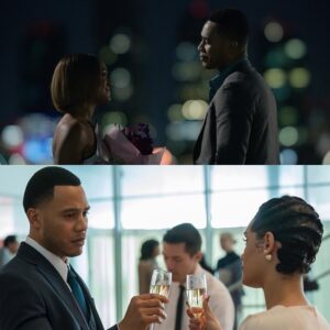 Trai Byers Instagram - What a difference a few years make. Feels like no time has passed at all. I’m so happy to be a small part of the huge journey that is before you @ladygracebyers. It was an honor to work with you again and witness your brilliance that fills the screen in the most unique way! I’m forever a fan. Falling in love with you was the easiest, most fulfilling role I’ve ever played❤️ @harlemonprime #Harlem #QuinnandKeith