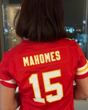 Trai Byers Instagram - Winner, winner, chicken dinner!! Ya’ll know!!! Ain’t nobody better!!!!! @chiefs @ladygracebyers #redkingdom #wifeyinred