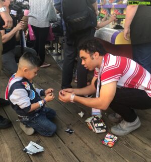 Travis Bryant Instagram - ➡️ SWIPE LEFT FOR MORE PICS! ➡️
Had such a blast at #MattelPOP and #UCLAMCH with @mattel & @uclamch! We met with some “#SofiatheFirst” fans, reunited with @jaheemtoombs, and rode some neat Carnival rides. #TravisBryant