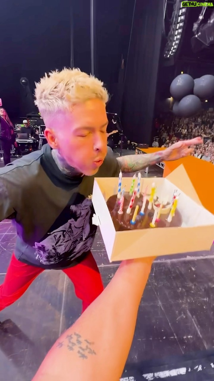 Travis Mills - 6.2K Likes - nothing says happy birthday like a cake to the face 🎂 thank you @avrillavigne