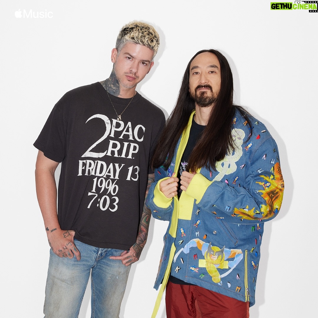 Travis Mills - 3 Likes - we talked about our love for emo, Paris Hilton & who has the more insane travel schedule (@steveaoki won) 😂