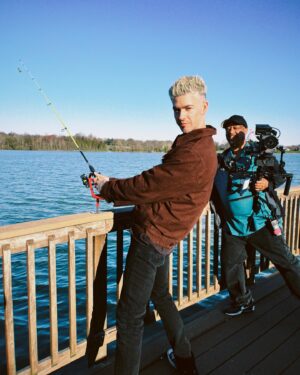 Travis Mills Instagram - sorry i missed your call i was on the other line 🎣