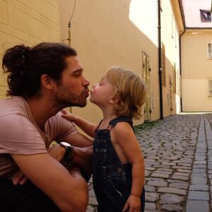 Trent Garrett Instagram - 3 YEARS around the sun with my son, MY sun. What an honor it is to be your guide in this world and what a privilege it is to see myself reflected through the lens of such a pure, happy soul like yourself. May we continue to learn from each other, laugh till we cry, and dance like wild beasts througout many more years to come 💛👯‍♂️