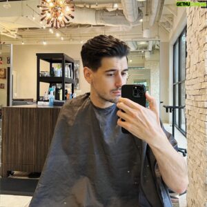 Trevor Collins Instagram - swipe ➡️ to cut my hair