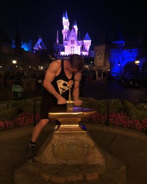 Trevor Stines Instagram - First trip ever to Disneyland yesterday.
Spoilers: it didn’t budge 🤷🏼‍♂️
-
#disneyland #disney #firsttime #swordandthestone #ImNoKingArthur