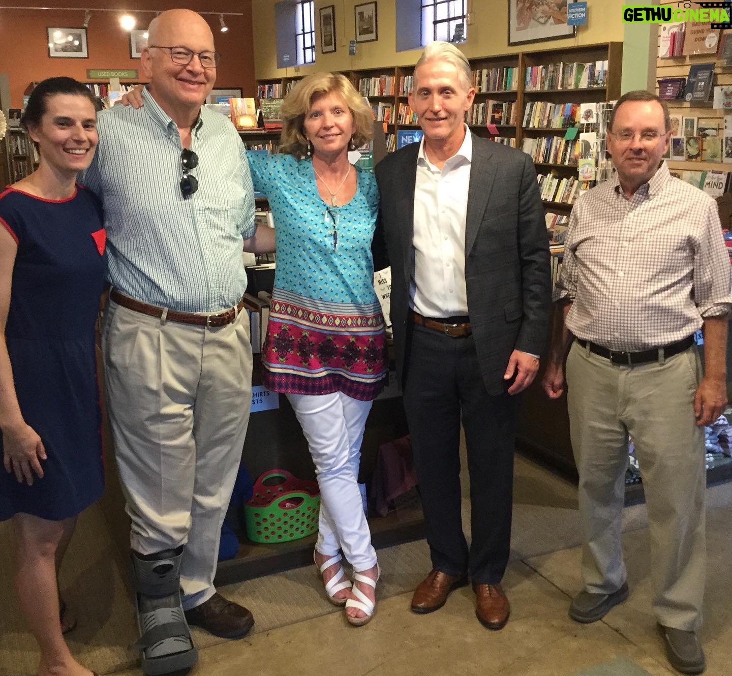 Trey Gowdy - 7.5K Likes - Thank you @hubcitywriters (and my hometown) for a great evening where what we have in common prevails over any differences.