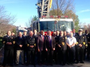 Trey Gowdy Instagram - Was glad to join @senatortimscott and Greenville County firefighters on Friday. Greenville County received a DHS grant to fund portable radios, which enable communication between our public safety agencies and response teams during emergencies. Thank you to our firefighters and emergency officials in Greenville County who continue to keep us safe.
