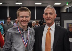 Trey Gowdy Instagram - Congratulations to Jackson Page, winner of the Congressional Art Competition. His piece will be on display in the U.S. Capitol for one year.