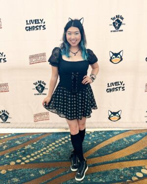 Tricia Fukuhara Instagram - Since it’s officially September… that means we can start decorating for Halloween, right? 😻💀🖤👻🎃🤡🔪

#midsummerscream #midsummerscream2023 #halloween #horror #spookyseason
