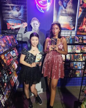 Tricia Fukuhara Instagram - Since it’s officially September… that means we can start decorating for Halloween, right? 😻💀🖤👻🎃🤡🔪

#midsummerscream #midsummerscream2023 #halloween #horror #spookyseason