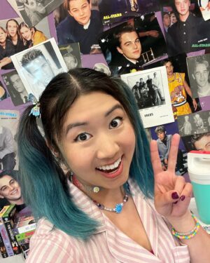 Tricia Fukuhara Instagram - Of course I wait till the day before fall to post my first #summerdump 😝☀️ In case you’re  interested, here’s me:

1. Returning to my love for immersive/interactive theatre 💖
2. Accidentally matching vibes with Jared 🕶️
3. Making gifs with Monica 🧜🏼‍♀️
4. Revisiting choreography from childhood for @flominisc’s wedding 🐉
5. Visiting and dancing with friends at Knott’s 🍇
6. Picketing with my pop sisters 🌈
7. Going into in a river for the first time 😲
8. “Swimming” 🏊‍♀️
9. Gallivanting with old friends on an old ship 🚢
10. Watching a scary movie at a cemetery with @brunnella 🪦

#midsummerscream #knottsberryfarm #ghosttownalive #sagaftrastrong #dragontales #queenmary