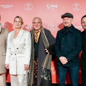 Trine Dyrholm Instagram - Thank you @filmfestivaloostende for the wonderful premiere of #birthdaygirl and for the magical ceremony ✨ and thank you so much @broodsnatali for your beautiful speech ❤️