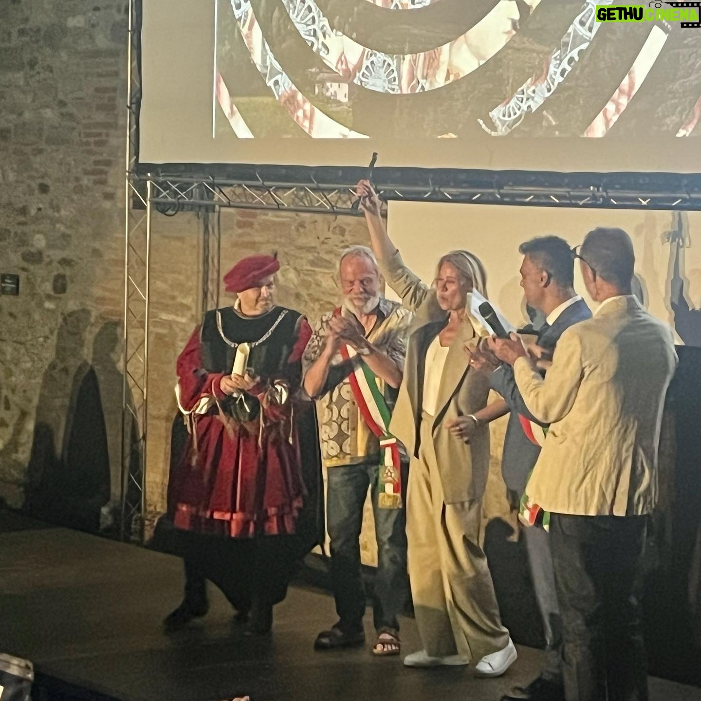 Trine Dyrholm - 2.6K Likes - The Magic Keyšļøš„Thank you so much @umbriafilmfestival for this unique experience. The magical ceremony in Montone and the breathtakingly beautiful landscape of Umbriašš®š¹Thank you to the 2 lovely artistic directors Teresa and Rachele for inviting me for this great honour and a special thank to Pigi for taking so good care of us at the beautiful @borgocardanetoā¤ļø
