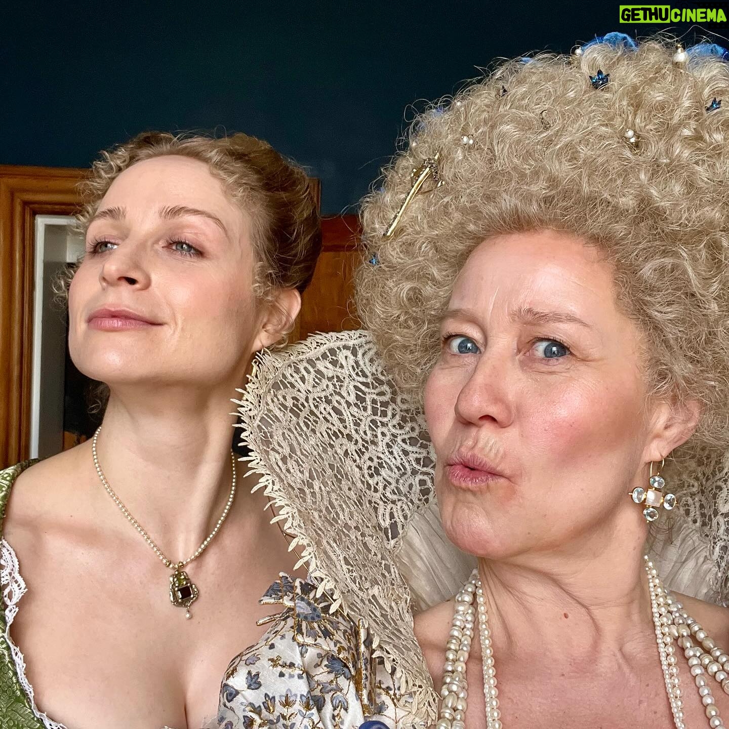 Trine Dyrholm - 5.4K Likes - 17th century selfies with this amazing cast @juliannemoore @nicholasgalitzine @tonycurran @niamhalgar @ameliagething and director @oliver_hermanus ā¤ļø #maryandgeorge is now available on @starz