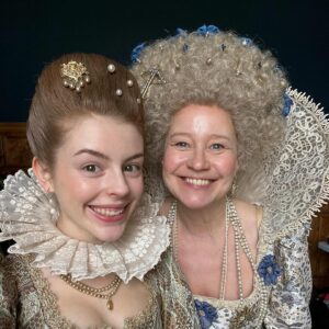 Trine Dyrholm Instagram - 17th century selfies with this amazing cast @juliannemoore @nicholasgalitzine @tonycurran @niamhalgar @ameliagething and director @oliver_hermanus ❤️ #maryandgeorge is now available on @starz