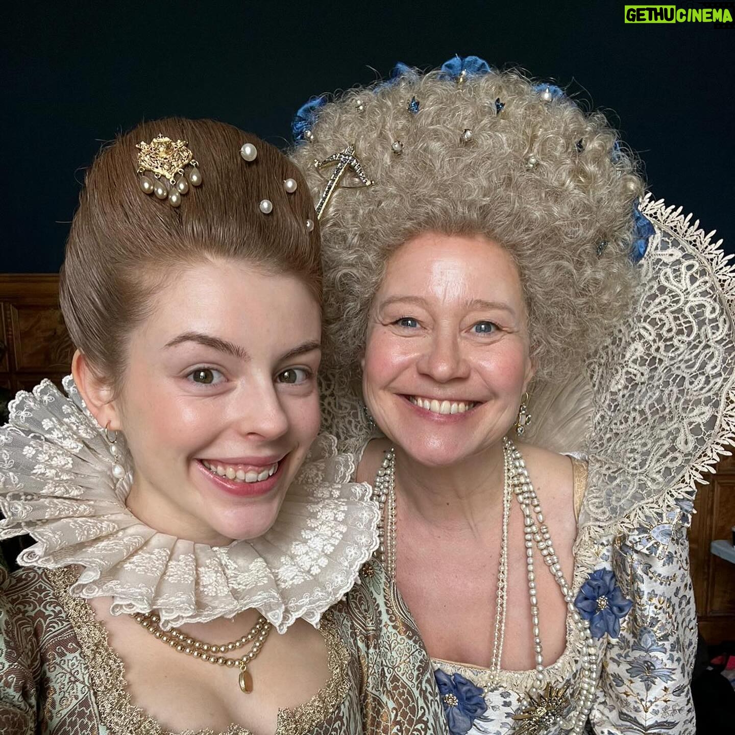 Trine Dyrholm - 5.4K Likes - 17th century selfies with this amazing cast @juliannemoore @nicholasgalitzine @tonycurran @niamhalgar @ameliagething and director @oliver_hermanus ā¤ļø #maryandgeorge is now available on @starz