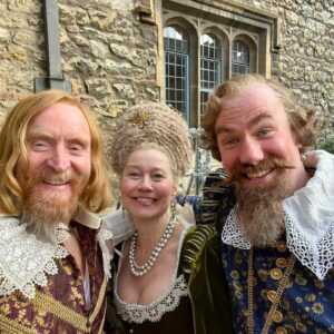 Trine Dyrholm Instagram - 17th century selfies with this amazing cast @juliannemoore @nicholasgalitzine @tonycurran @niamhalgar @ameliagething and director @oliver_hermanus ❤️ #maryandgeorge is now available on @starz