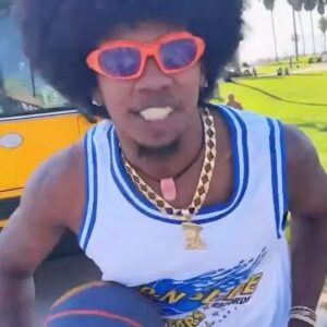 Trinidad James Instagram - @the.amirsmith @mr_hotspot Are Super Heroes. @thehoopbus @veniceball 🦹🏿⛹🏿‍♂️🦸🏿‍♂️