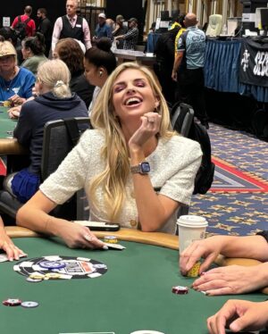 Trishelle Cannatella Instagram - Before. During. After. @wsop @acr_poker 

#poker #ladiesevent #wsop #wsop2024