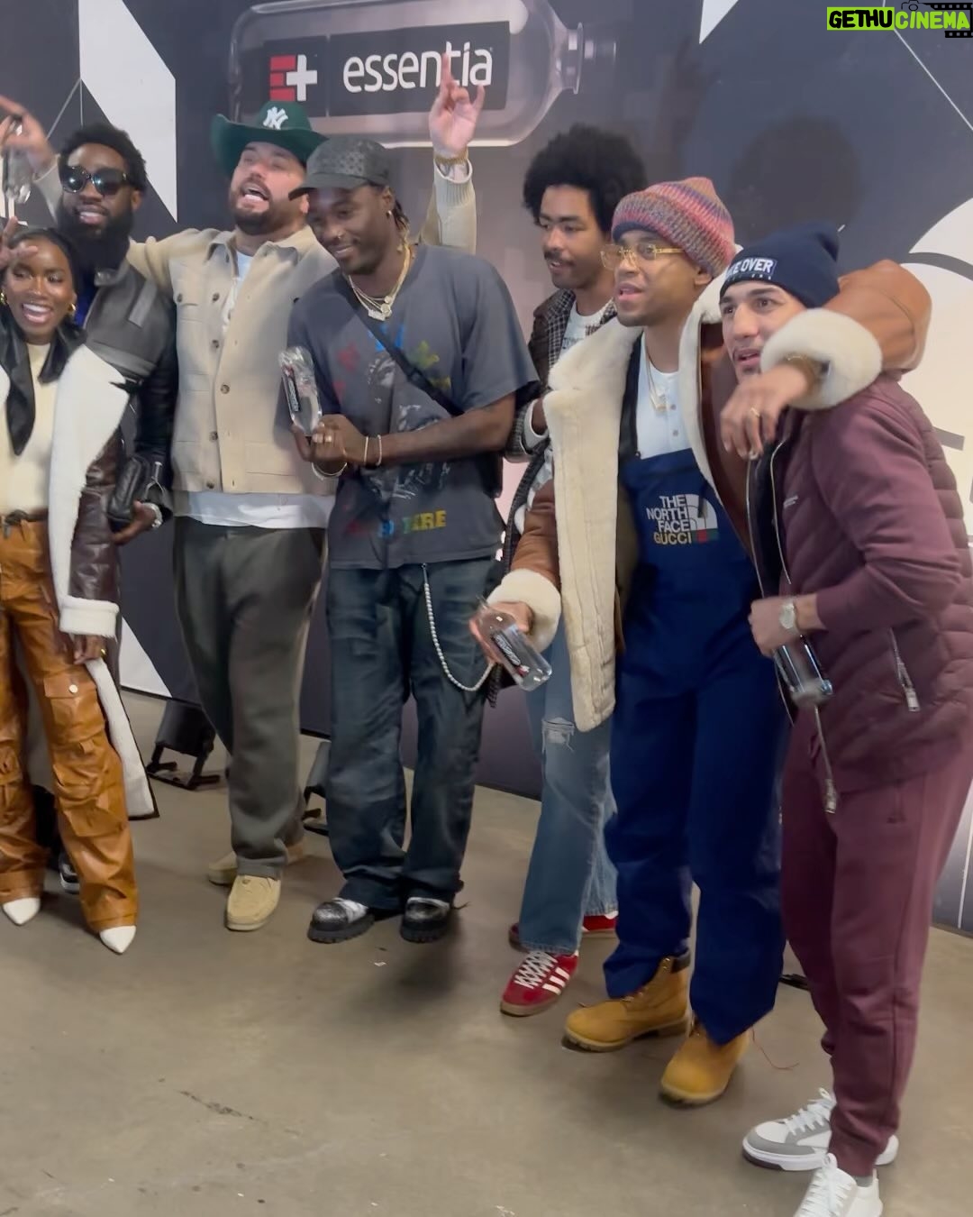 Tristan Mack Wilds - 3 Likes - it’s one thing to go to a game, right? it’s another to kick off the new partnership w/ some good vibes, a win by the @brooklynnets and of course, some @essentiawater!
oh, and if you’re in New York, @essentiawater is giving you a chance to win a true VIP experience; Courtside Seats to a Nets game and dinner at the Crown Club. Hit their Instagram for details on how to enter. #EssentiaFuelsBK. #Sweepstakes.
#EssentiaPartner