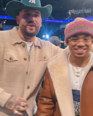 Tristan Mack Wilds Instagram - it’s one thing to go to a game, right? it’s another to kick off the new partnership w/ some good vibes, a win by the @brooklynnets and of course, some @essentiawater!
 
oh, and if you’re in New York, @essentiawater is giving you a chance to win a true VIP experience; Courtside Seats to a Nets game and dinner at the Crown Club. Hit their Instagram for details on how to enter. #EssentiaFuelsBK. #Sweepstakes.
 
#EssentiaPartner
