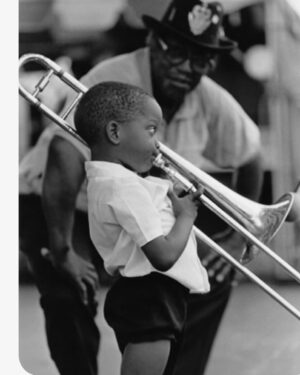 Trombone Shorty Instagram - Way Back in the day on stage with Bo Diddley @jazzfest #nola #livemusic ❤️⚜️