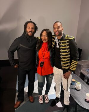 Trombone Shorty Instagram - Never know who’s going to pop up at the Summer tour with @ziggymarley  @im.angelabassett . Thank you New York for 2 great nights ❤️#summervibes