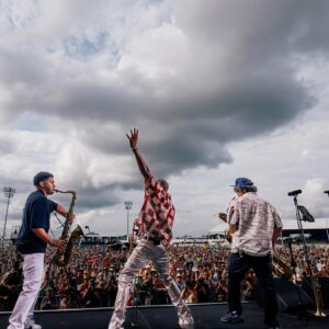 Trombone Shorty Instagram - Was proud to hit the @jazzfest festival stage three times this year, with @newbreed_brassband with the tribute to @jimmybuffett and for the #TSOA annual closing set with extra special guest @cyrilneville. thanks to everyone who showed out & see you next year: same time, same place. 
📷: @katielarocca