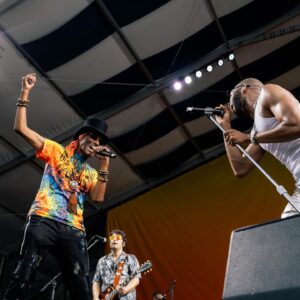 Trombone Shorty Instagram - Was proud to hit the @jazzfest festival stage three times this year, with @newbreed_brassband with the tribute to @jimmybuffett and for the #TSOA annual closing set with extra special guest @cyrilneville. thanks to everyone who showed out & see you next year: same time, same place. 
📷: @katielarocca
