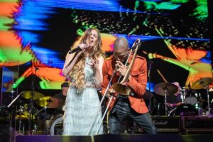 Trombone Shorty Instagram - Great time sharing the stage with the wonderful @jossstone #loverocksnyc 📸 @marcmillmanphotos
