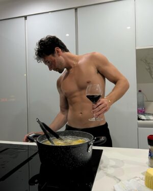 Troy Osterberg Instagram - wine & face masks >