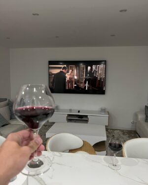 Troy Osterberg Instagram - wine & face masks >