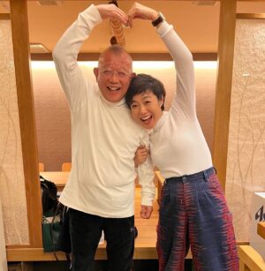 Tsurube Shofukutei Instagram - 有働由美子、こんなに仲良くなりました。