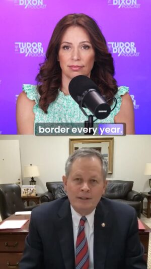 Tudor Dixon Instagram - President Biden has yielded the power, command and control of our souther border to the Mexican cartel. @stevedaines blasts the Democrat border quota proposal.