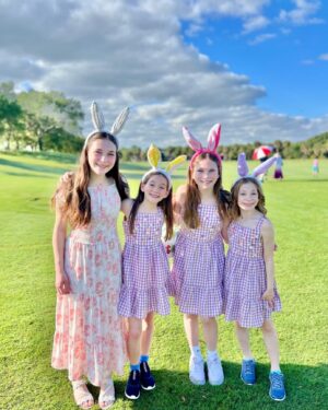 Tudor Dixon Instagram - Love celebrating Jesus with my little bunnies! Happy Easter!