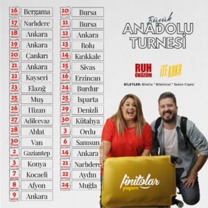 Tuğçe Karabayır Instagram - Şirketimizi kurduk, yola hazırız :) Büyük Anadolu Turnemize bekliyoruuz☺️❤️ @finitolaryapim