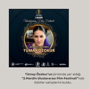 Tümay Özokur Instagram - Tümay Özokur’un jürisinde yer aldığı “2.Mardin Uluslararası Film Festivali”nde ödüller sahiplerini buldu.

Tümay Özokur, yeni genç yetenekleri keşfetmek üzere katıldığı yarışmalarda ödül alanlara burs veriyor. 🤩